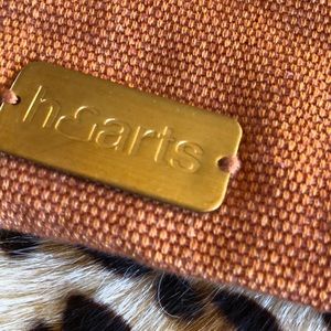 Nubby Cotton Embroidered Handbag / Clutch